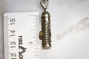 Silver Keepsake Urn Pendant with Gem